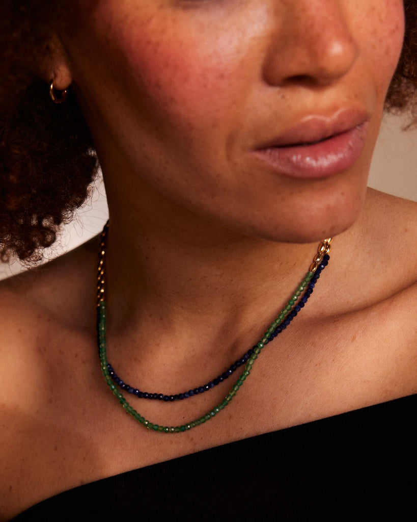 Barley Green Agate Necklace