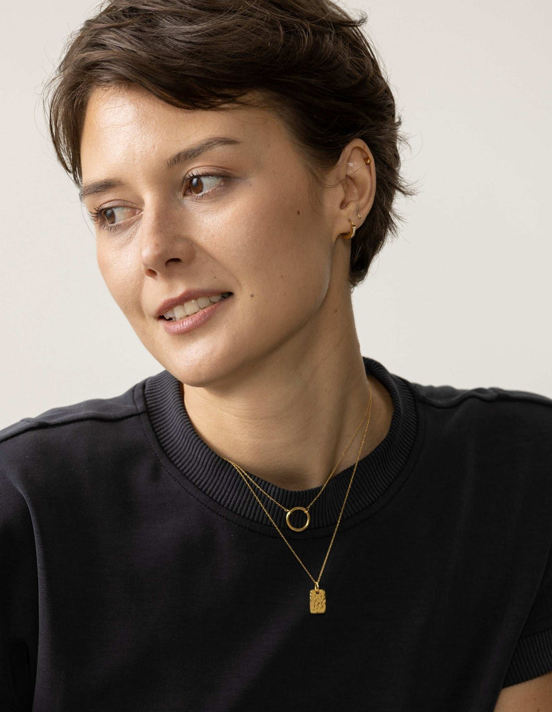 Alyx Textured Pendant | LUAH Jewelry