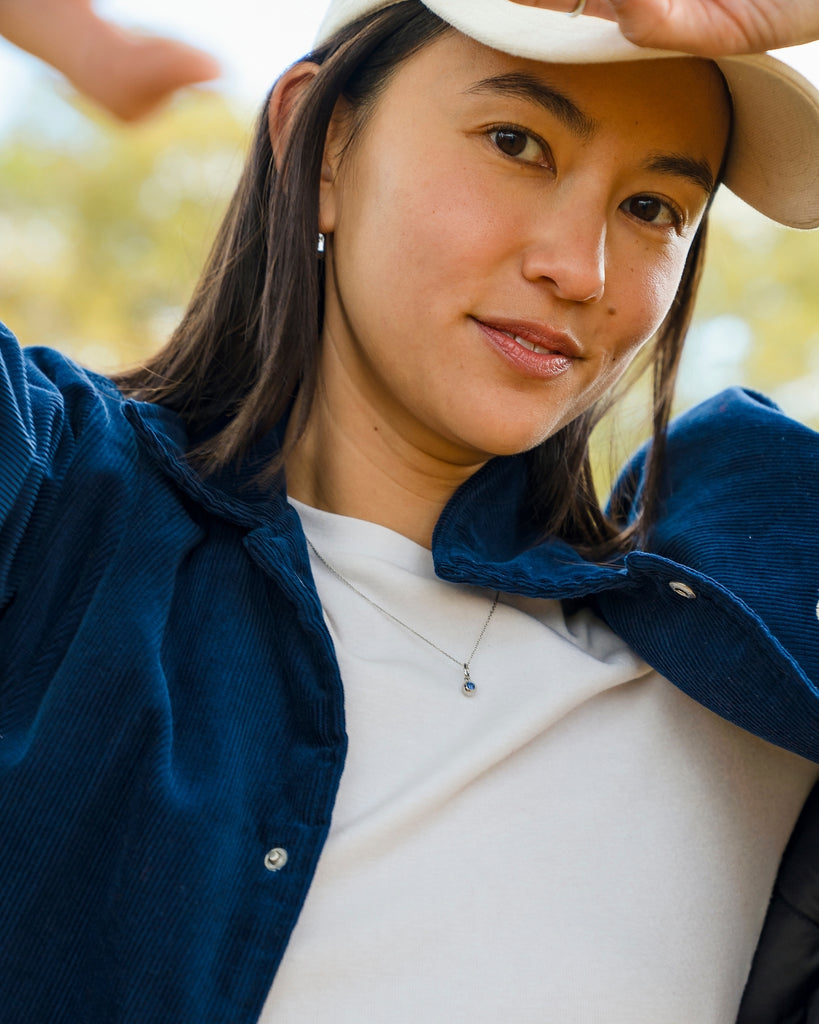 Amara Blue Sapphire Pendant