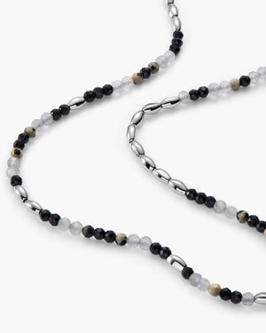 Barley Noir Beaded Necklace