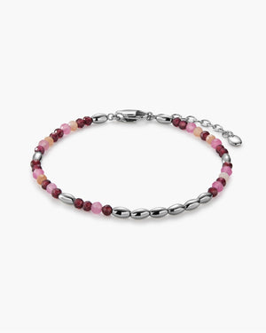 Barley Rouge 粉紅珠串手鏈