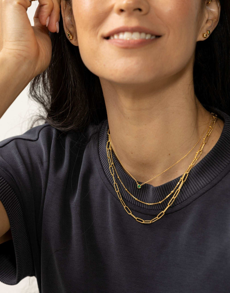 Cora Emerald Choker | LUAH Jewelry