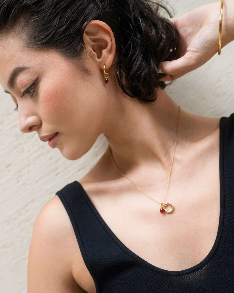 Ines Red Agate Stack