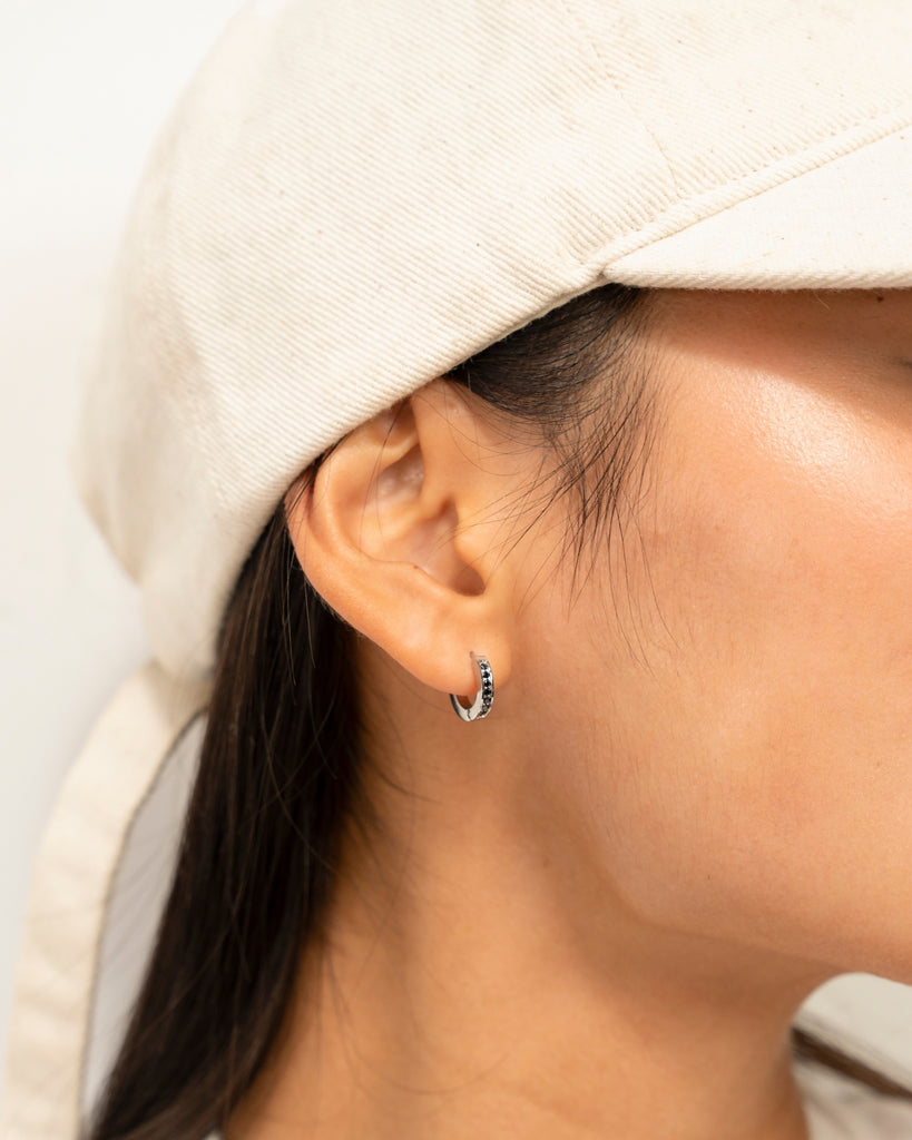 Iris Black Onyx Huggies