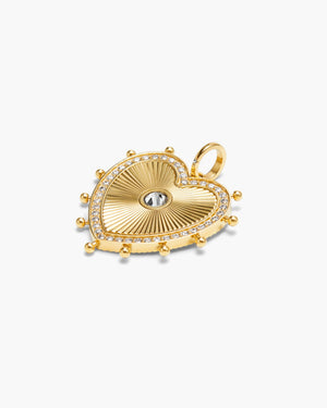 Zary White Sapphire Heart