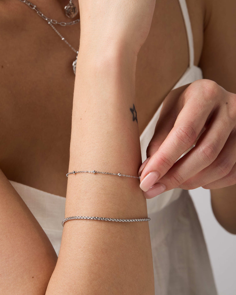 Essential Round Box Chain Bracelet