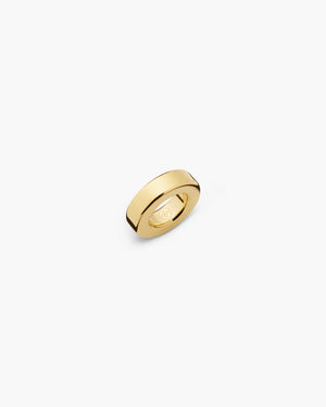 Mini gold round charm
