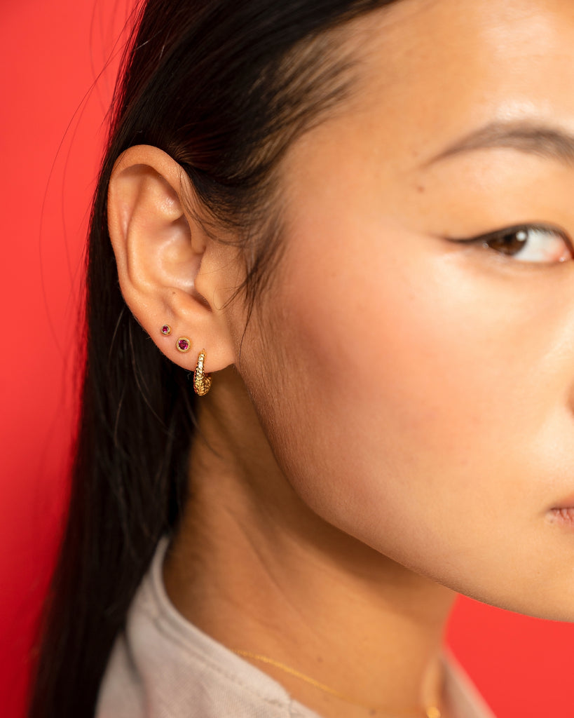 Gala 紅寶石耳環