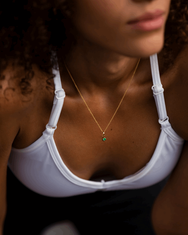 Amara Emerald Pendant | LUAH Jewelry