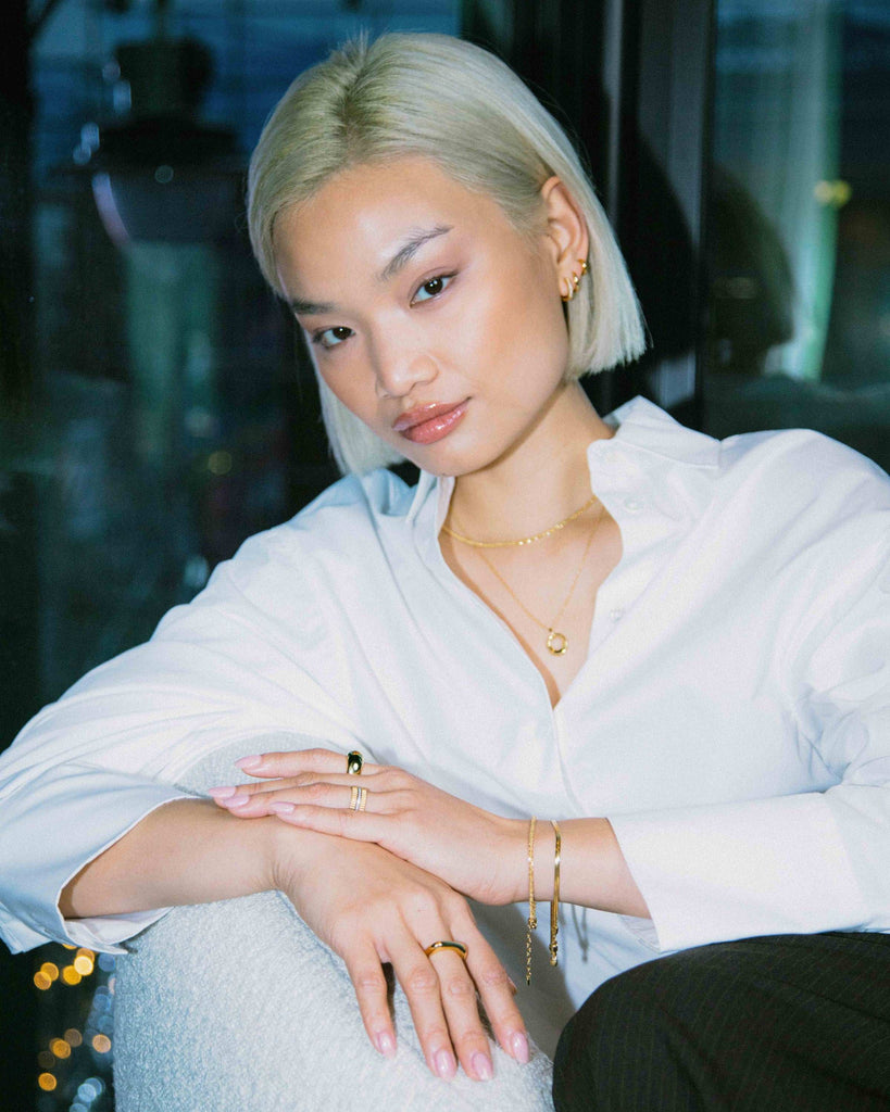 Ruffle Chain Necklace