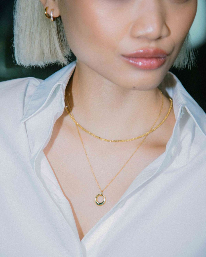 Ruffle Chain Necklace
