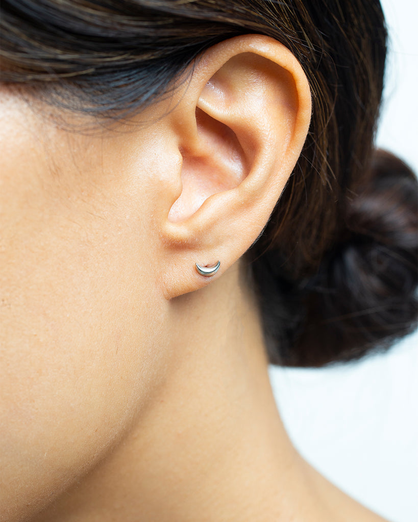 Luna Moon Studs | LUAH Jewelry