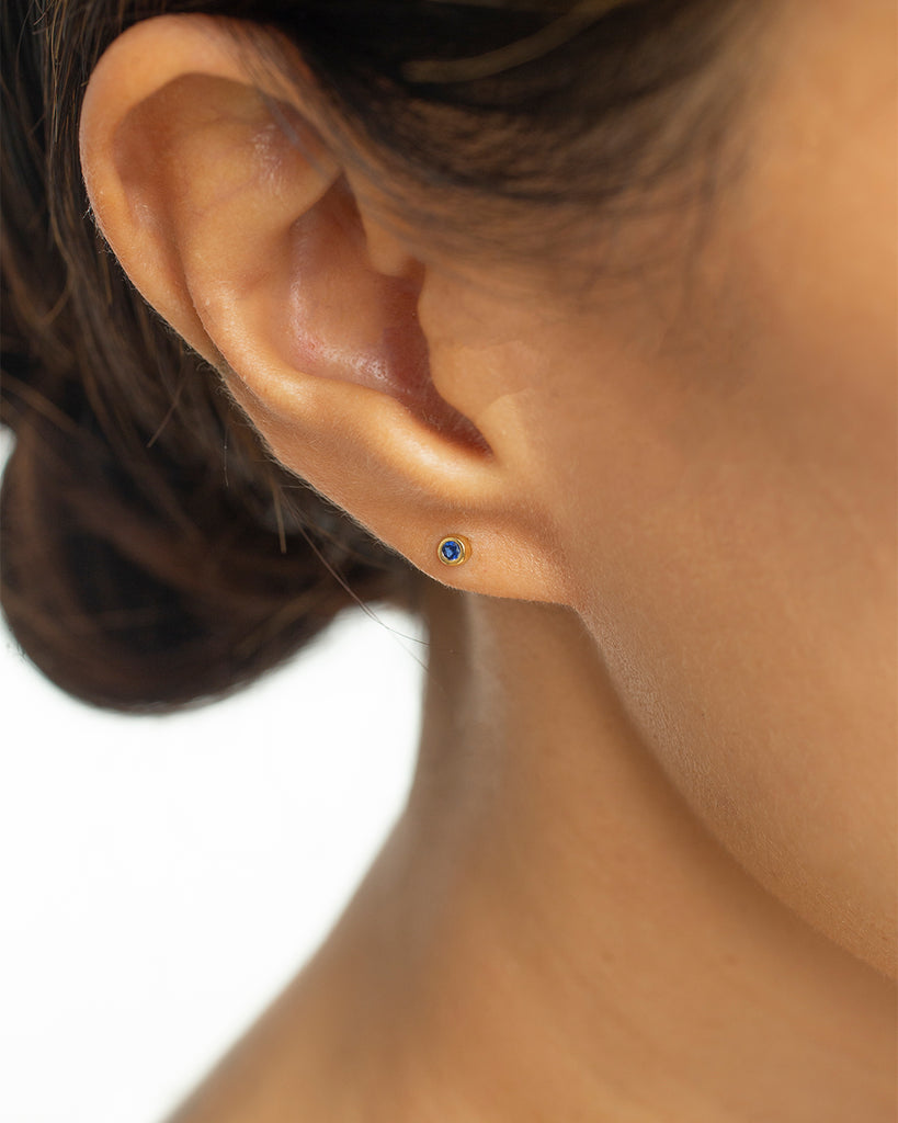 Eris Blue Sapphire Piercings | LUAH Jewelry