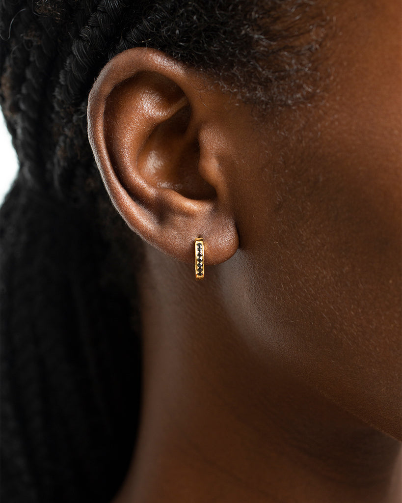 Iris Crystal Huggies | LUAH Jewelry