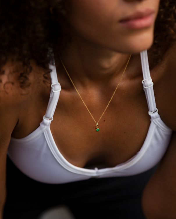 Amara Emerald Pendant | LUAH Jewelry