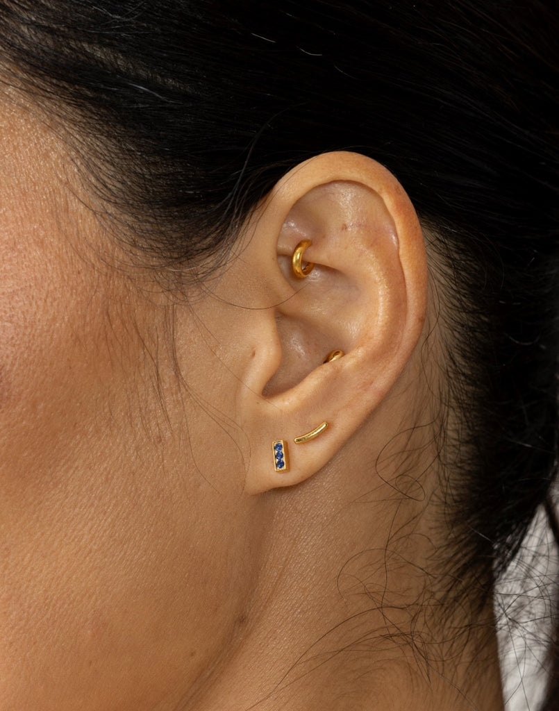 Caris Bar Studs | LUAH Jewelry
